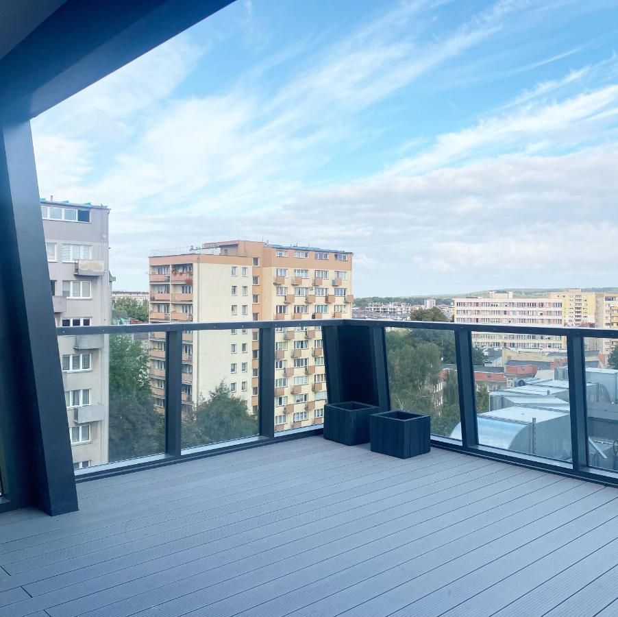 Hanza Tower Apartament Premium Plus ชเตชชิน ภายนอก รูปภาพ