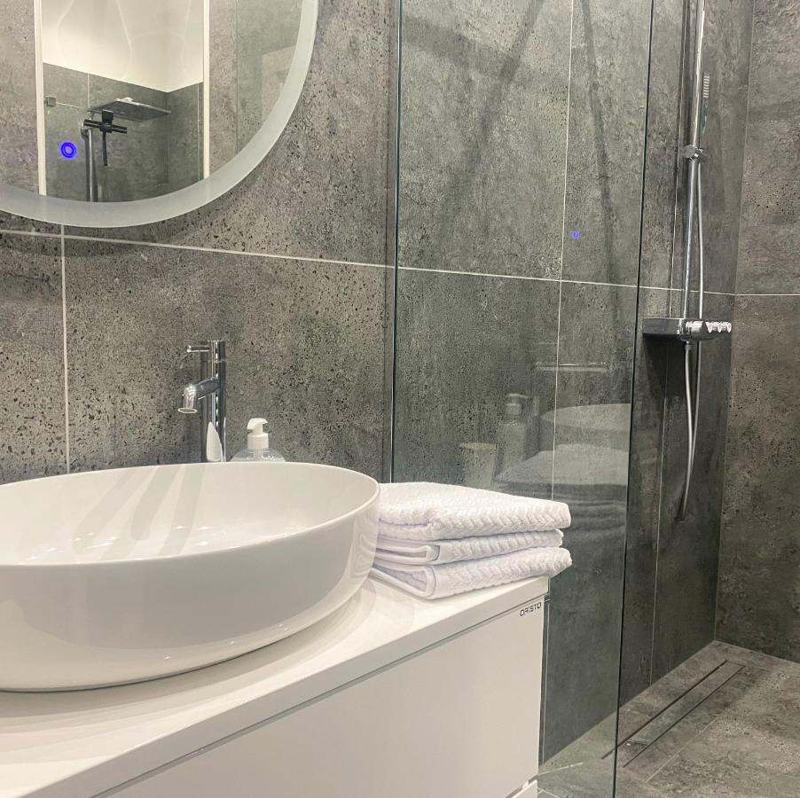 Hanza Tower Apartament Premium Plus ชเตชชิน ภายนอก รูปภาพ