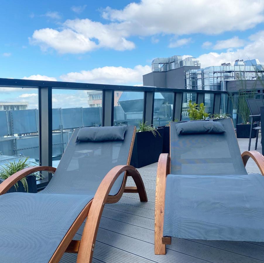 Hanza Tower Apartament Premium Plus ชเตชชิน ภายนอก รูปภาพ
